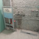 Монтаж на структура за вграждане и ново ВиК след цялостно къртене на баня в Пловдив