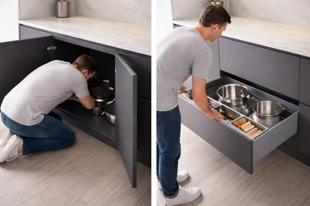 Сравнение на кухненски решения за съхранение